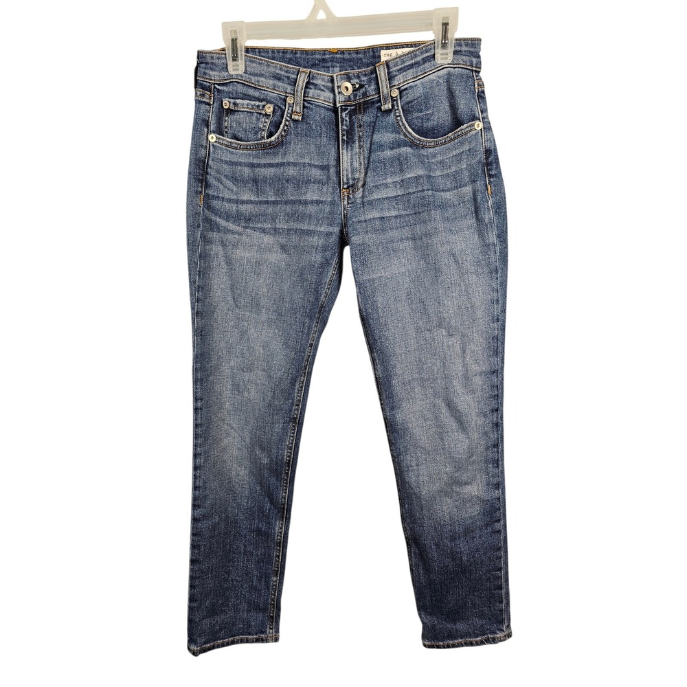 Rag & Bone Dre Low Rise Slim Boyfriend Ankle Jeans Women 25